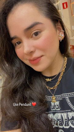 Br 0804-1: Brinco X, duo de banhos. Semijoia. - comprar online