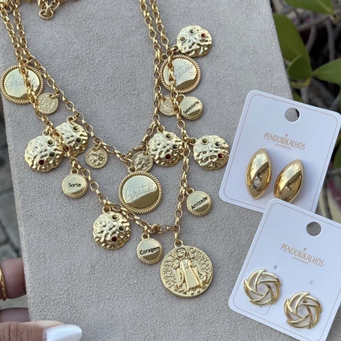 Cl 0337-1: Colar medalhas. Vendidos separadamente. - comprar online