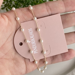 Ck 0071-1: Choker mini pérolas