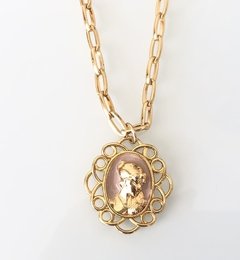 Cl 0110-1: Colar Cartier com pingente. 50 cm.
