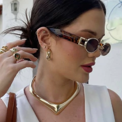 Cl 0338-1: Colar maxi aro.