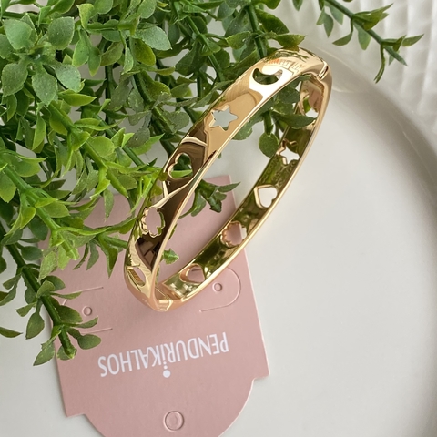 Bc 0012-1: Bracelete placa vazada