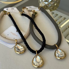 Cl 0353-1: Colar cordão com pingente máxi gota. - comprar online