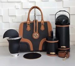 KIT MINI ELEGANCE COM 6 PÇS REF:124 CAMEL