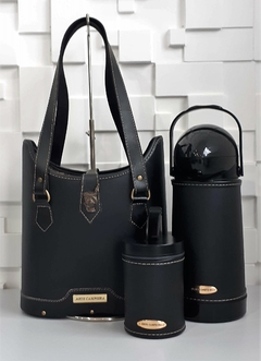 KIT SERRANO COM 3 PÇS REF:124 PRETO
