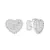 Brinco Coração Shine - Prata 925 - comprar online