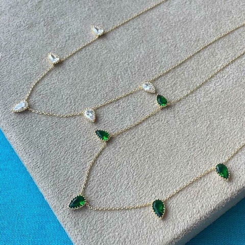 Colar 5 Gotas - Ouro 18k