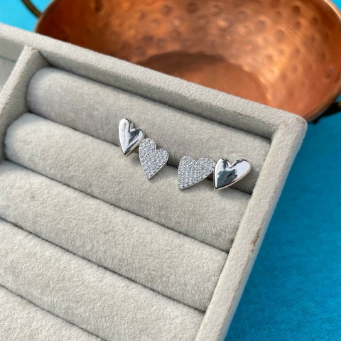 Brinco Earcuff Coração
