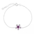 Pulseira Flor em Pérolas - Prata 925 - comprar online