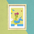 Print | Ilustración Digital | “Outro mundo” | Incluye marco y vidrio protector de 15 x 21 cm