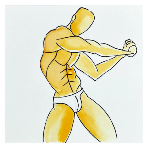 Resistente | Dibujo y Pintura | Tinta de color sobre papel | 15 x 15 cm