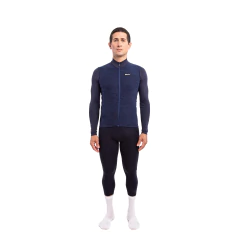 SANTINI JERSEY PURE LS NT BLUE NAUTICA