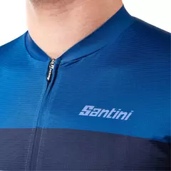 SANTINI JERSEY ECO SLEEK BENGAL M BLUE NAUTICAL - tienda online