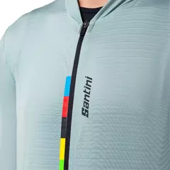 Imagen de SANTINI JERSEY UCI OFFICIAL WORLD CHAMPIONS M GREEN