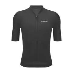 SANTINI JERSEY COMPASS PURE U BLACK - tienda online