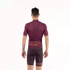 SANTINI JERSEY HORIZON 25 MAN BURGUNDY - comprar online