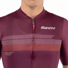 SANTINI JERSEY HORIZON 25 MAN BURGUNDY en internet