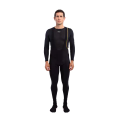 SANTINI CALZA UCI RAINBOW WINTER MAN BLACK LARGA - comprar online