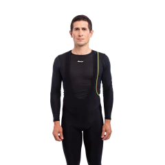 SANTINI CALZA UCI RAINBOW WINTER MAN BLACK LARGA