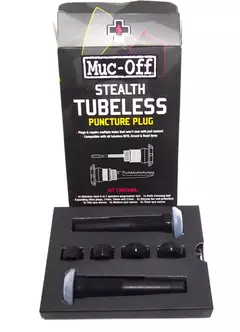 MUC OFF STEALTH TBLS PLUGS BLACK MAT - Charly Bikes