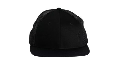 SPECIALIZED S-LOGO TRUCKER HAT BLK/BLK OSFA