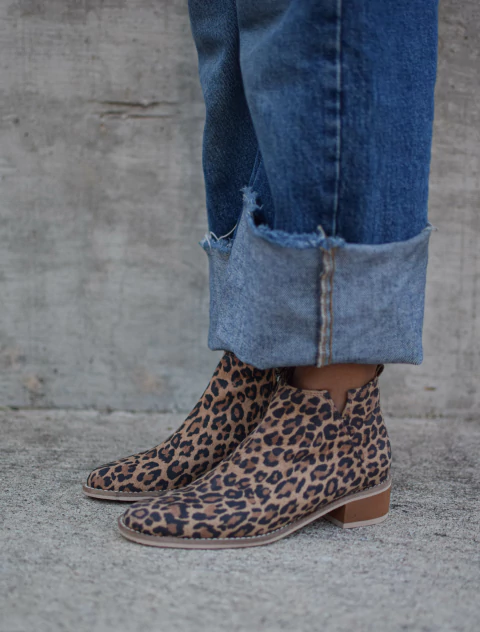 reyna botita cuero print - comprar online