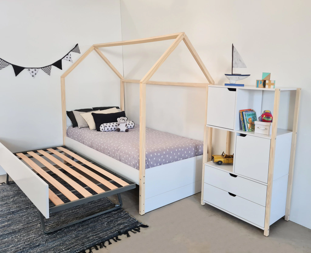 CAMA CASITA LIV + CARRITO