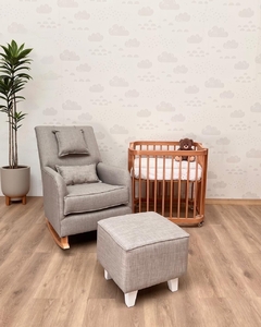 SILLÓN MECEDOR GUADA + PUFF - comprar online