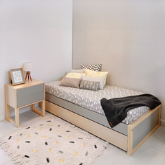 DIVAN OSLO GRIS + CAMA CARRO - comprar online