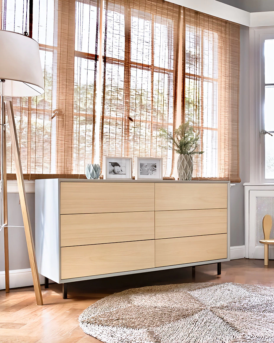 CÓMODA DOVER 6 CAJONES