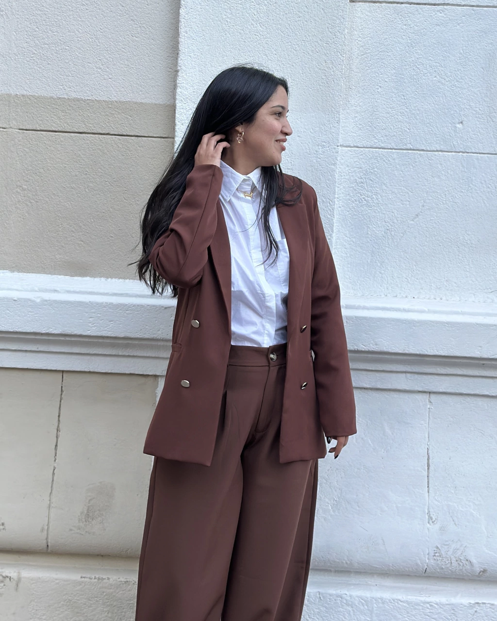 BLAZER ZAIRA CHOCOLATE