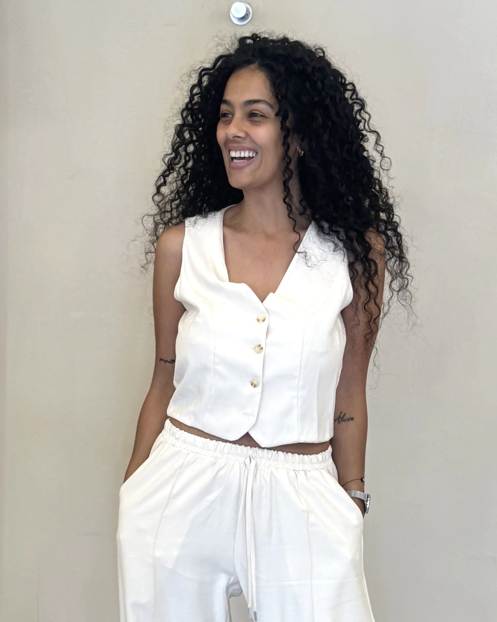 Ss26 Chaleco Africa Tencel