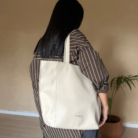 Tote Grape Beige