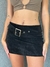 Mini Rocio Tiro Bajo Cuerina Vintage Con Hebilla