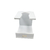 Suporte para pincel de barba Batil de acrílico branco, ideal para manter o pincel seco e protegido.