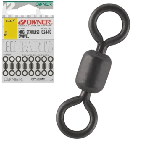 GIRADOR OWNER KING STAINLESS SWIVEL Nº8 C/ 15UN