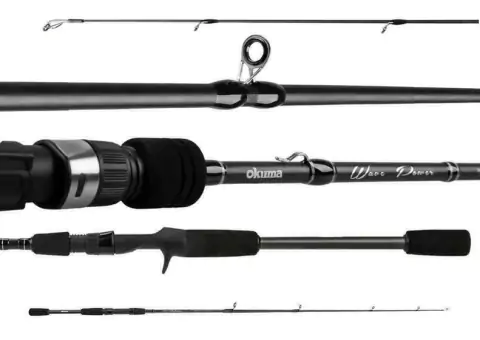 VARA OKUMA WAVE POWER 5'8'' 5-10LB CARRETILHA