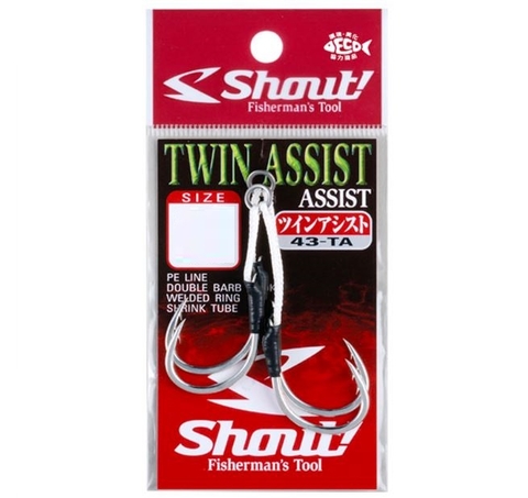 SUPORTE HOOK SHOUT TWIN ASSIST 43-TA N° 2/0 C/ 2UN