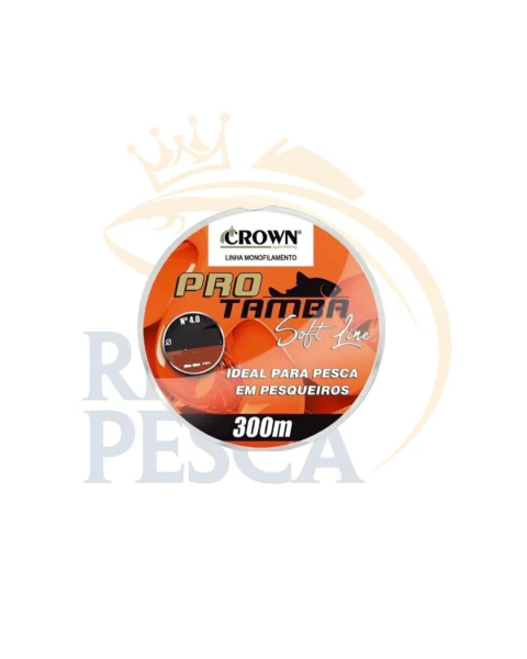 LINHA CROWN PRO TAMBA SOFT ORANGE 0,33MM 300M