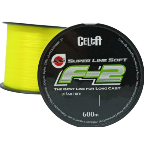 LINHA CELTA F-2 SUPER SOFT YELLOW 0.20MM 600M