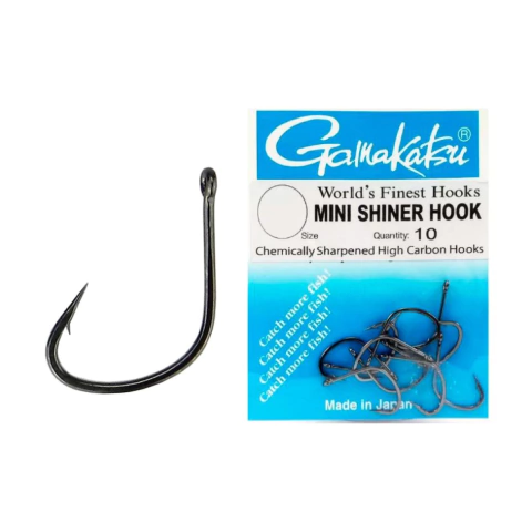 ANZOL GAMAKATSU MINI SHINER HOOK Nº2 C/ 10UN