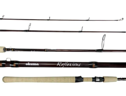 VARA OKUMA REFLEXIONS 9'0'' 15-30LBS 2 PARTES CARRETILHA
