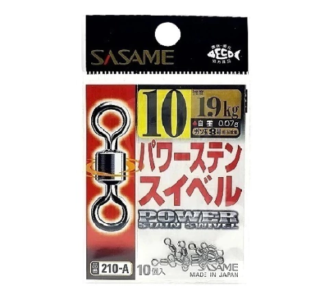 GIRADOR SASAME POWER STAIN SWIVEL N°8 C/ 10UN