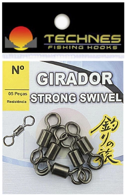 GIRADOR STRONG SWIVEL BLACK Nº08 TECHNES
