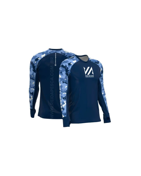 CAMISA MAR NEGRO PREIMUM FLEX - CAMO FROST