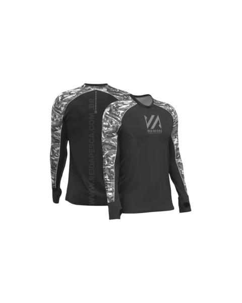 CAMISA MAR NEGRO PREIMUM FLEX - CAMO GRAPHITE