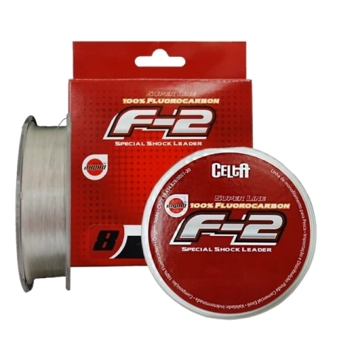 LINHA CELTA F-2 FLUOROCARBON 0.44MM 60M