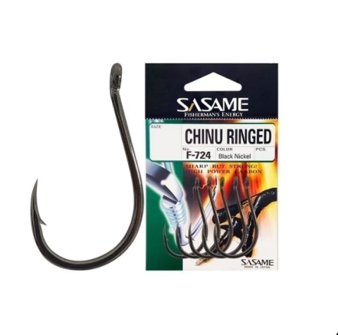 ANZOL SASAME CHINU RINGED BLACK F-724 N°8 C/17 UN