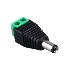 Ficha Plug Macho Jack 5.5x2.1mm Bornera Alimentacion Nubbeo