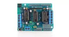 Motor Shield Driver L293d Pap Dc Servo Arduino L293 Nubbeo